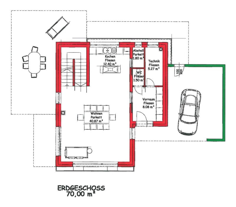 Plan Erdgeschoss