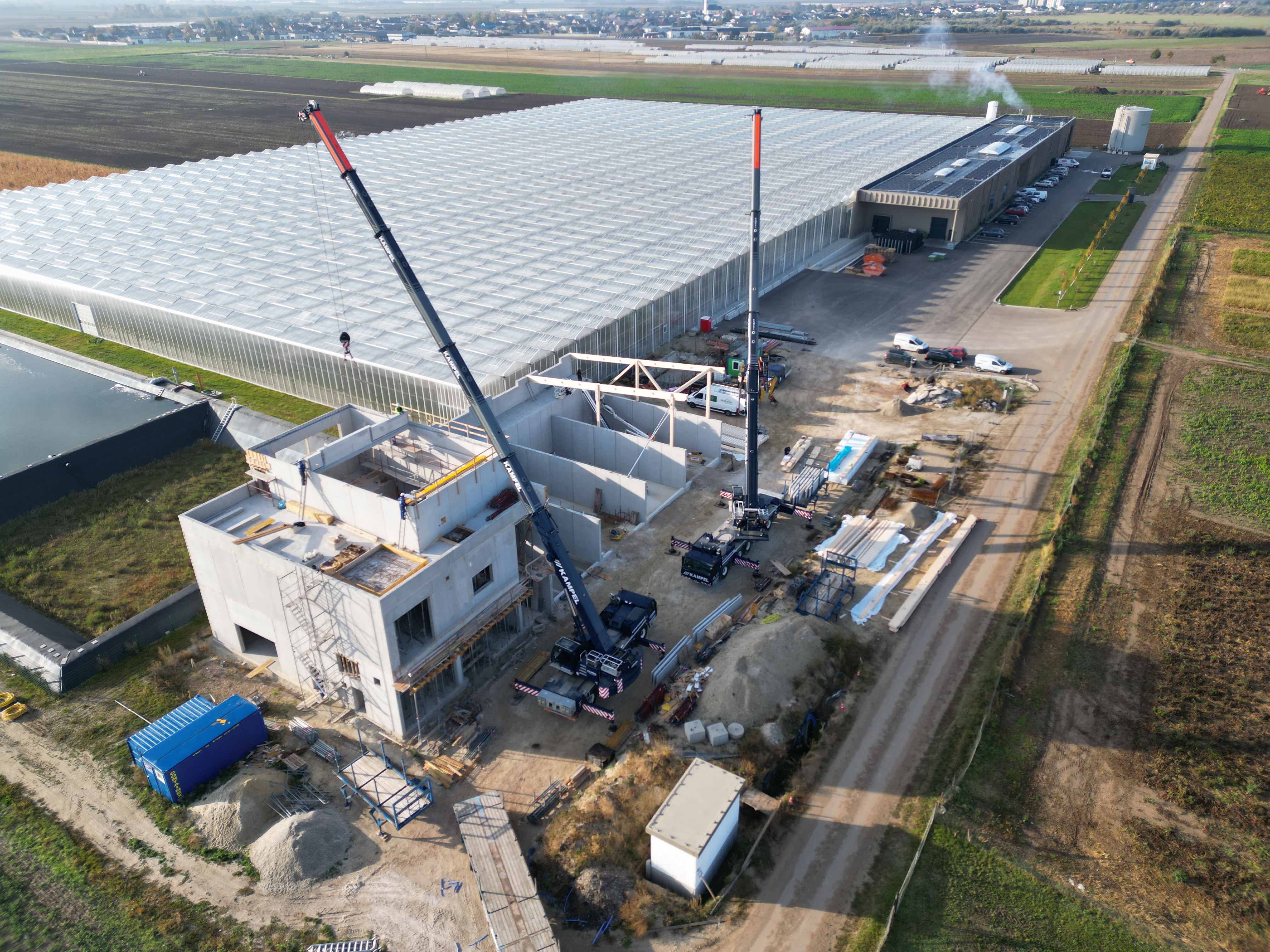 Veganis, St.Andrä, Neubau Bio-Holzkraftwerk