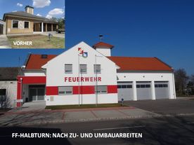 Zu- u. Umbauarbeiten Feuerwehrhaus Halbturn
